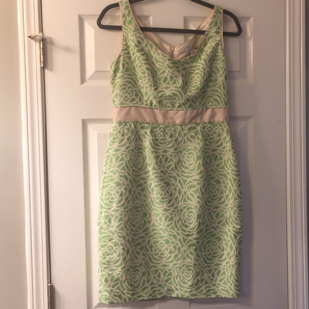 Maggy London green floral dress